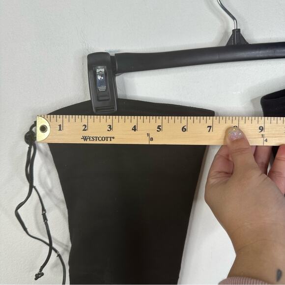 Stuart Weitzman Size 7 Black Suede Over The Knee Platform 'Playtime' Boots - Picture 8 of 16